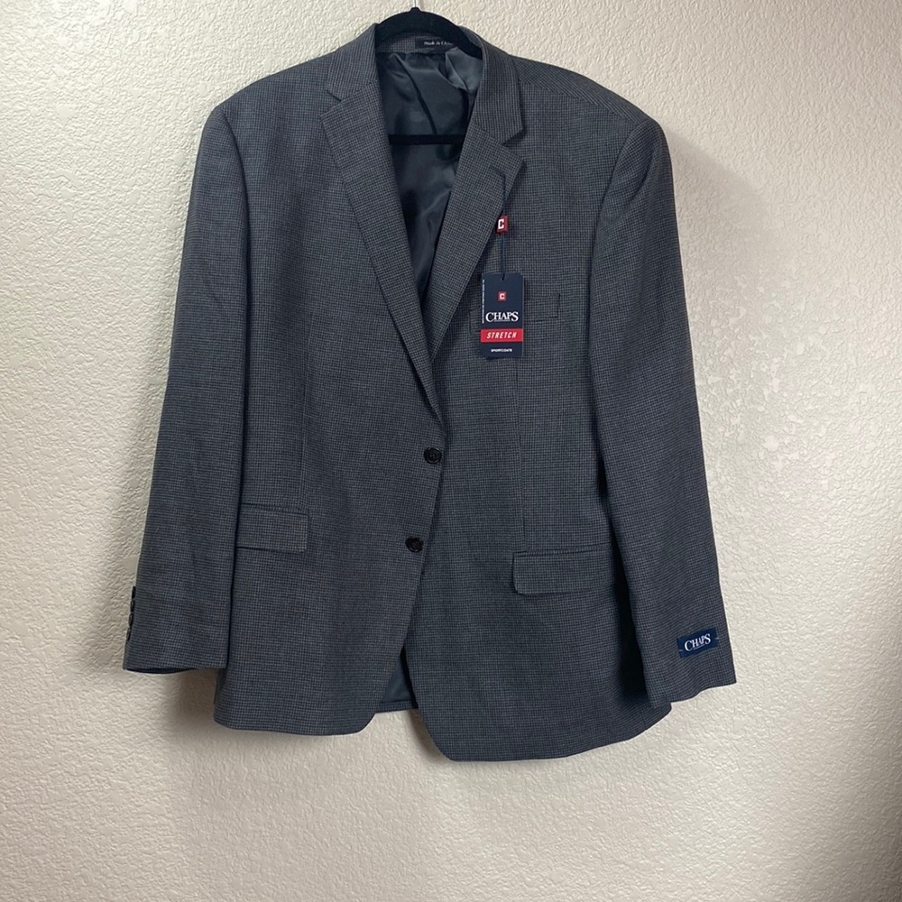 Grey chaps blazer